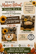 Hand Painted Scarecrow