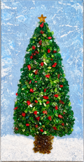 Shattered Glass Tree on Canvas Class