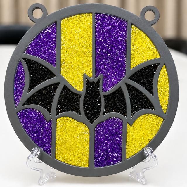 Bat Suncatcher Crushed Glass Kit