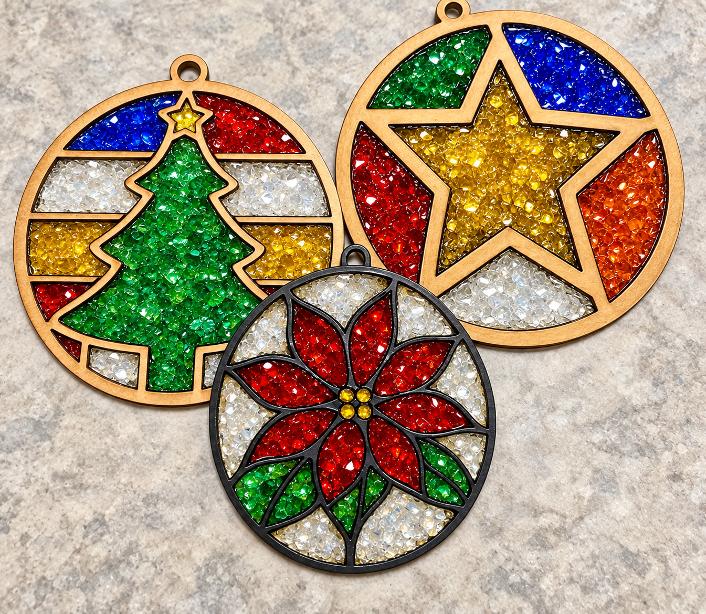 Crushed Glass Ornament Class