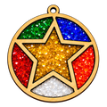 Star Ornament Crushed Glass Kit